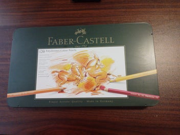 Listing 4 of 5 for 120 FABER CASTELL POLYCHROMOS COLOR PENCILS IN TIN, INCLUDES NEW COLOR WHEEL