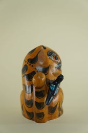 Listing 4 of 7 for [Wooden Jewel] : Magpie tiger - Wooden Ornaments