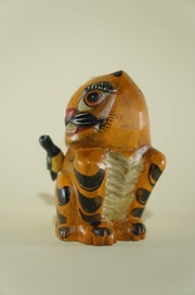Listing 7 of 7 for [Wooden Jewel] : Magpie tiger - Wooden Ornaments