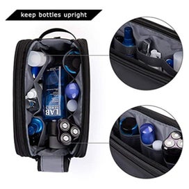 Listing 4 of 5 for Elosung Black Stylish Waterproof Travel Toiletry Bag Organizer Large Capacity Sh