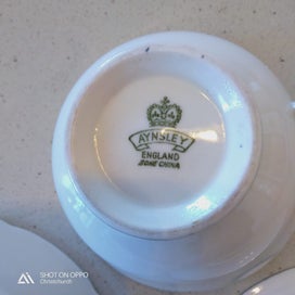 Listing 2 of 5 for 1937 Aynsley Bone China Cobalt /Gold Trio