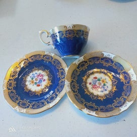 Listing 1 of 6 for Vintage Crown Staffordshire Trio