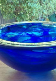 Listing 7 of 16 for STUNNING ATOLL BLOWN GLASS BOWL by ANNA EHRNER for KOSTA BODA, SWEDEN
