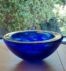 Listing 6 of 16 for STUNNING ATOLL BLOWN GLASS BOWL by ANNA EHRNER for KOSTA BODA, SWEDEN