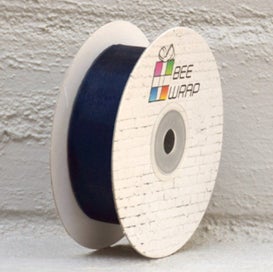 Listing 1 of 1 for Organza Ribbon - 25mm x 50mtrs NAVY