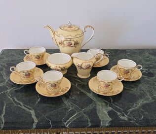 Listing 1 of 5 for Antique Aynsley Coffee Set