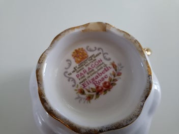 Listing 6 of 9 for Paragon Elizabeth Rose Cup and Saucer Set