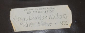 Listing 6 of 18 for +++ SUPERB "BRIAN GARTSIDE - WAIKATO RIVER THEME " POTTERY WALL CHARGER +++