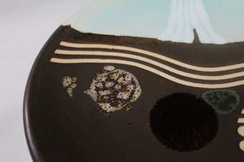 Listing 17 of 18 for +++ SUPERB "BRIAN GARTSIDE - WAIKATO RIVER THEME " POTTERY WALL CHARGER +++