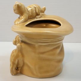 Listing 4 of 8 for Vintage Sylvac Top Hat with Cat and Dog