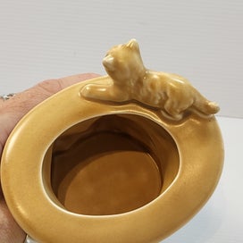 Listing 5 of 8 for Vintage Sylvac Top Hat with Cat and Dog