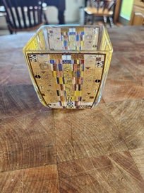 Listing 3 of 4 for GOEBEL GUSTAV KLIMT GLASS VASE