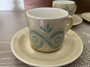 Listing 2 of 14 for Crown Lynn Cups and lSaucers d185