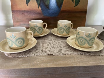 Listing 1 of 14 for Crown Lynn Cups and lSaucers d185