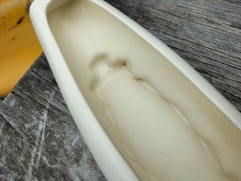 Listing 10 of 11 for Crown Lynn Shape 108 Trough Vase - Tiki Mark