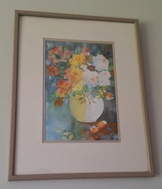 Listing 2 of 14 for <<< ORIGINAL SIGNED FLORAL PAINTING +++