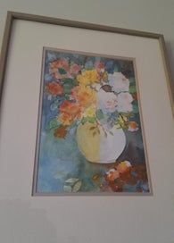 Listing 11 of 14 for <<< ORIGINAL SIGNED FLORAL PAINTING +++