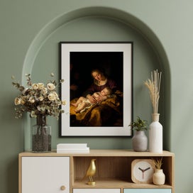 Listing 4 of 18 for Christus Puer | Dutch-Style Sacred Art | Digital Download Wall Art