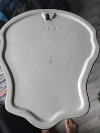 Listing 5 of 6 for Rare 539 Black Crown Lynn Shell Wall Vase