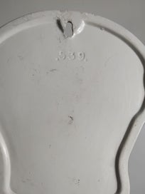 Listing 6 of 6 for Rare 539 Black Crown Lynn Shell Wall Vase