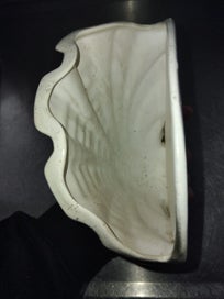 Listing 2 of 6 for Rare 539 Black Crown Lynn Shell Wall Vase