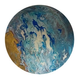 Listing 4 of 9 for Unique acrylic pour planets