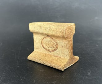 Listing 2 of 6 for Unusual Early Barry Brickell Driving Creek Railway Track Pottery Paperweight