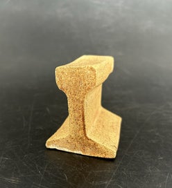 Listing 4 of 6 for Unusual Early Barry Brickell Driving Creek Railway Track Pottery Paperweight