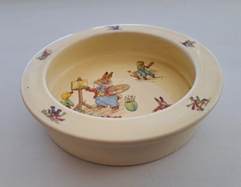 Listing 3 of 3 for Royal Winton Bunny Playtime Baby's Bowl