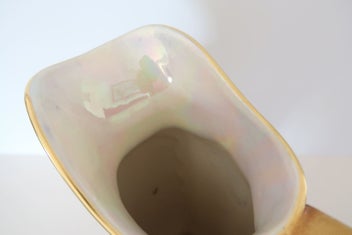 Listing 3 of 4 for ***BEAUTIFUL CROWN DEVON COBALT BLUE GOLD GILT JUG***