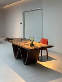 Listing 19 of 19 for Small Ancient Swamp Kauri Slab – 120 × 70/50 × 7 cm (Ready to Work)