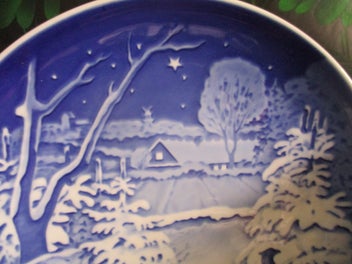 Listing 3 of 5 for Rare B&G Danish Blue Christmas Plate 1970 – Pheasants in Snow