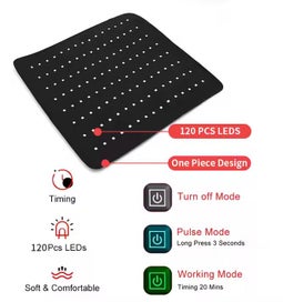 Listing 4 of 12 for Red Light Therapy Wrap Equine Horse - 120 Bulb - Red 660nm & IR 850nm - 40x40cm