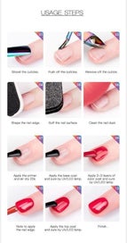 Listing 10 of 13 for 6pcs Gel Nail Polish Manicure Set UV Soak Off Nail Art Kit