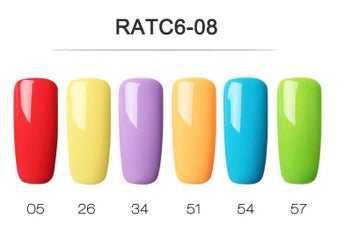 Listing 13 of 13 for 6pcs Gel Nail Polish Manicure Set UV Soak Off Nail Art Kit