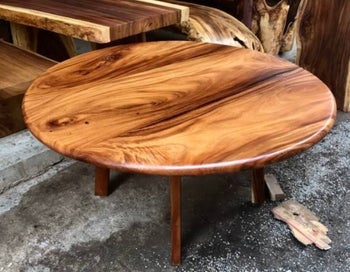 Listing 18 of 20 for (Eco-Friendly)Solid 320 cm Rata Slab – 320 × 80/70 × 8.5cm (~190 kg)