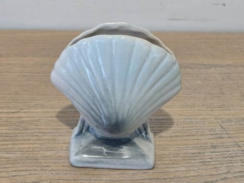 Listing 16 of 17 for Beautiful " Sherwood Pottery " (NZ) Scallop Vase, Pre Titan 1940s - 50s