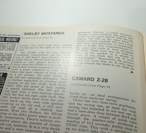 Listing 13 of 15 for Shelby MUSTANG, Z-28, V12 test, Psycologists Examine the Race Driver.