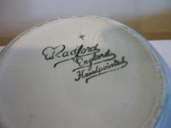 Listing 3 of 3 for ROSE BOWL .HANDPAINTED .ENGLISH "RADFORD". GOOD CONDITION