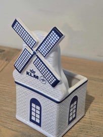 Listing 2 of 11 for KLM Delft Blue & White Porcelain Windmill House