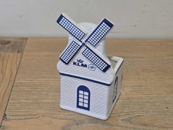 Listing 1 of 11 for KLM Delft Blue & White Porcelain Windmill House