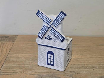 Listing 7 of 11 for KLM Delft Blue & White Porcelain Windmill House
