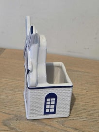Listing 10 of 11 for KLM Delft Blue & White Porcelain Windmill House