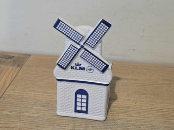Listing 11 of 11 for KLM Delft Blue & White Porcelain Windmill House
