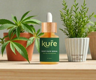 Listing 1 of 10 for KURE HEMP FACE SERUM | Brightens | Younger Looking Skin | Non Greasy | NZ Grown