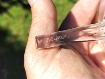 Listing 4 of 12 for Vintage Lalique Glass Anemone Flower Sculpture / Paperweight