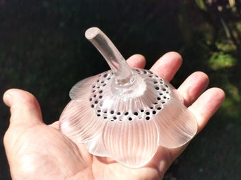 Listing 12 of 12 for Vintage Lalique Glass Anemone Flower Sculpture / Paperweight