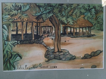 Listing 2 of 7 for John Poynton watercolour painting Samoa 2009