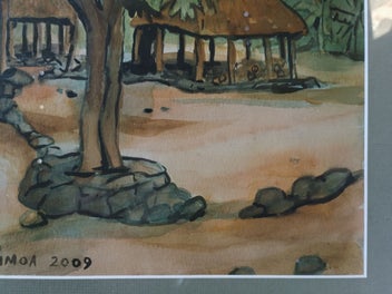 Listing 4 of 7 for John Poynton watercolour painting Samoa 2009