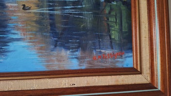 Listing 11 of 11 for <<< G.M. PETTIGREW " CHRISTCHURH GARDENS NEAR TEAROOM" PAINTNG >>>